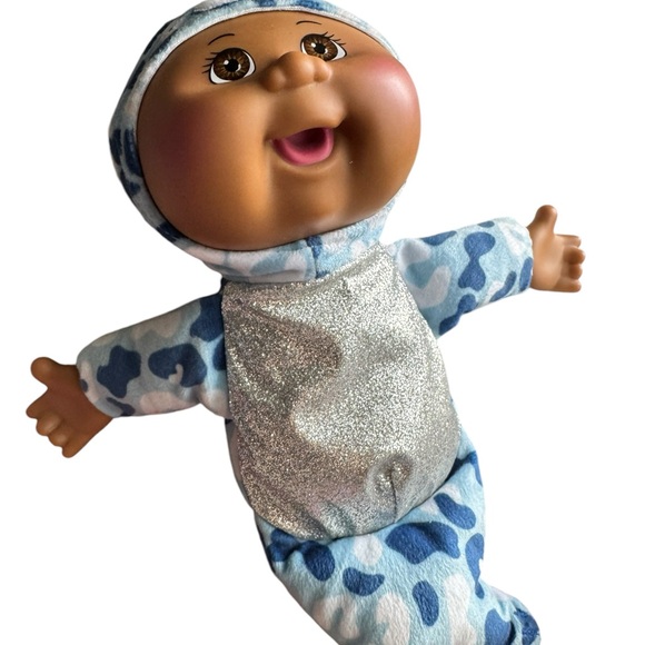 Cabbage Patch African-American doll blue sea otter toy baby doll - Picture 7 of 7